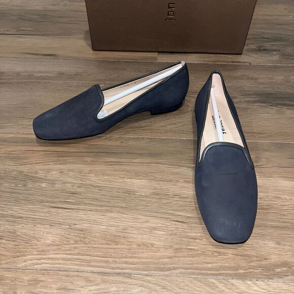 NWT ANTHROPOLOGIE jon Josef Womens Grey  Suede Slip-On Loafers Size 6 - Picture 2 of 7